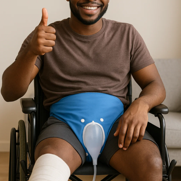 Sac urinaire réutilisable en silicone pour adulte - BF